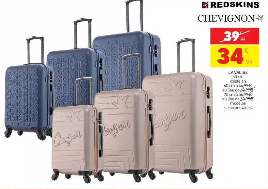 la valise red skins, chevignon