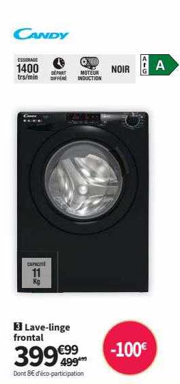 lave-linge frontal candy