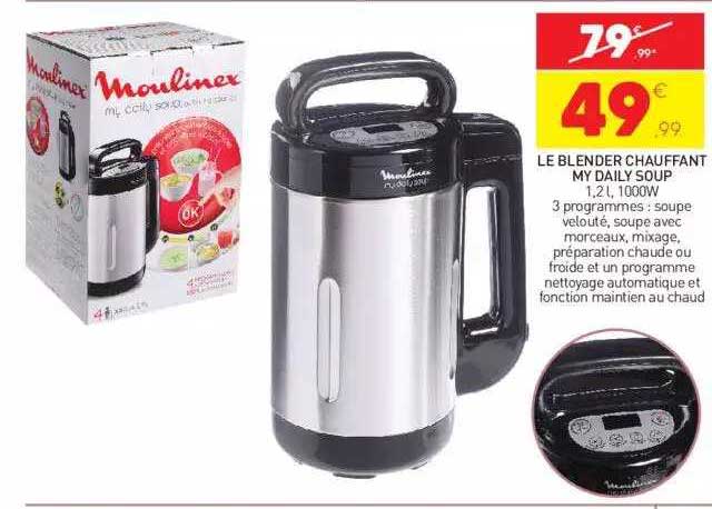 le blender chauffant my daily soup moulinex