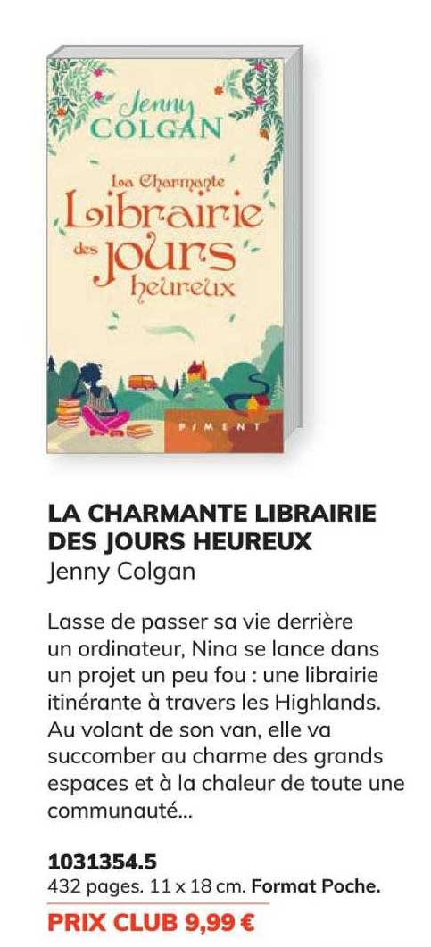 le charmante librairie des jours heureux - jenny colgan