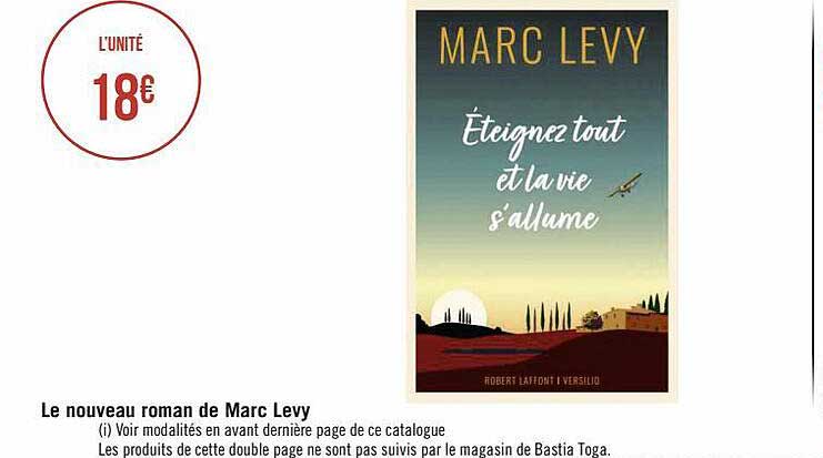 le nouveau roman de marc levy