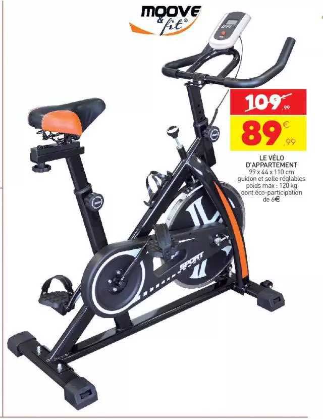 le vélo d'appartement moove & fit