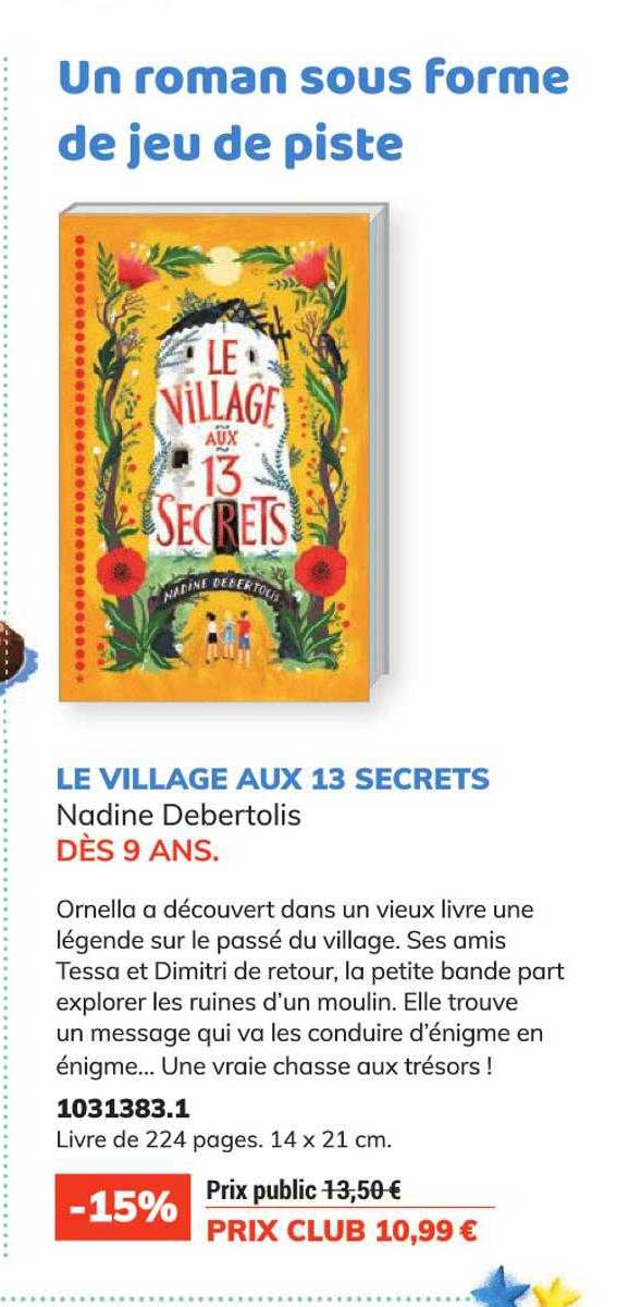 le village aux 13 secrets - nadine debertolis
