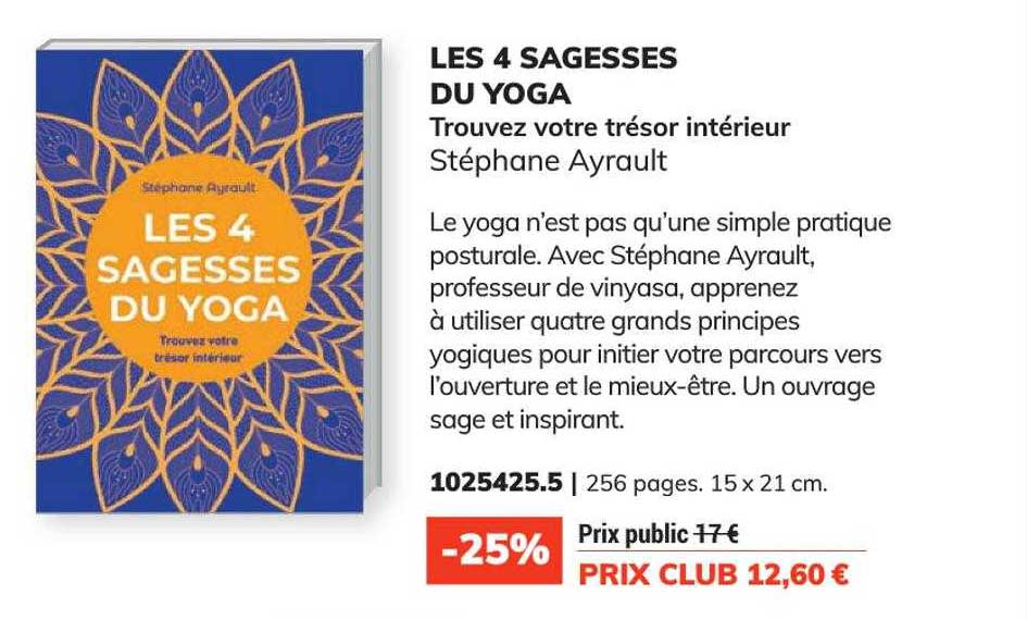 Les 4 Sagesses Du Yoga - Stéphane Ayrault