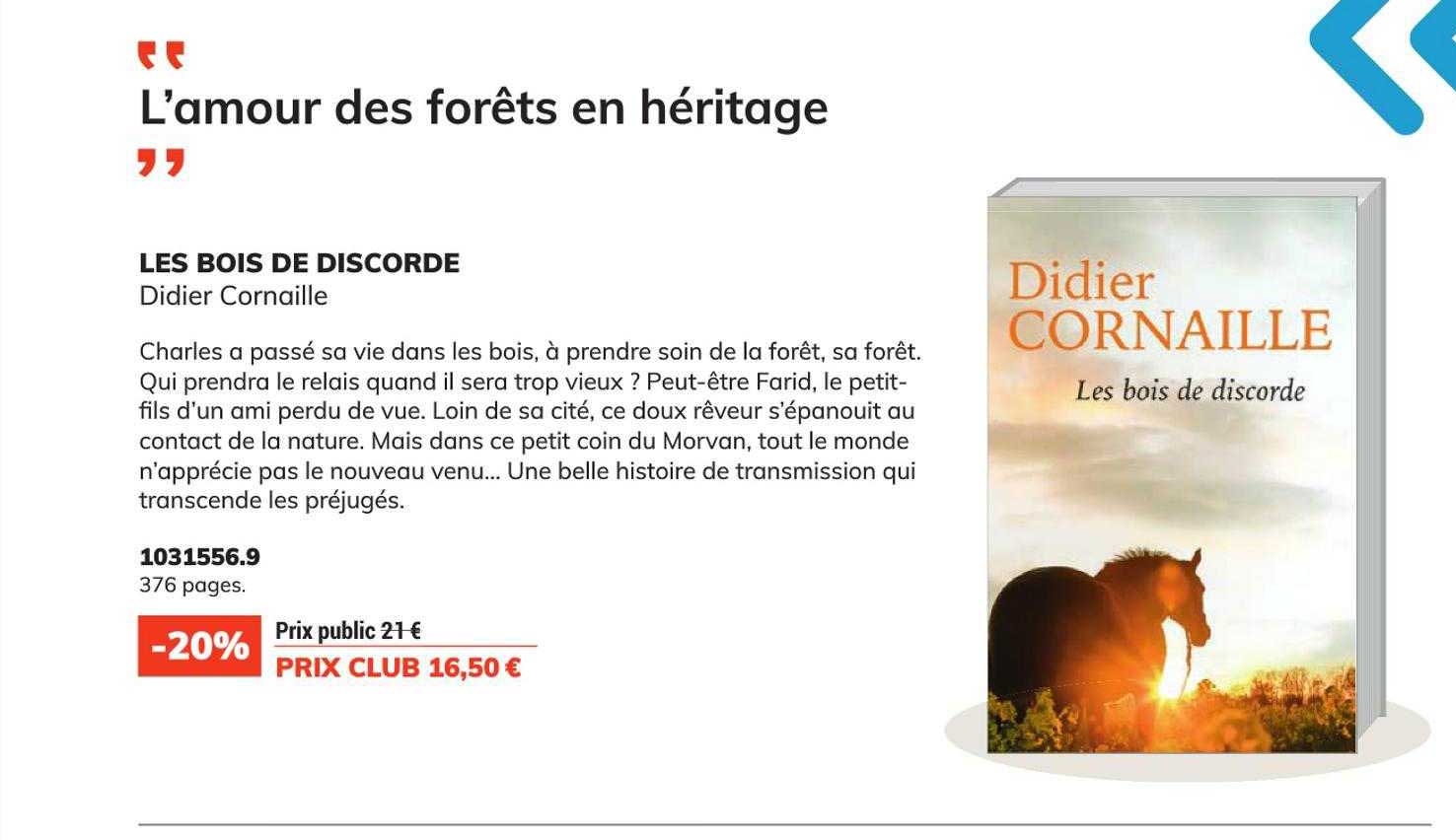 les bois de discorde - didier cornaille