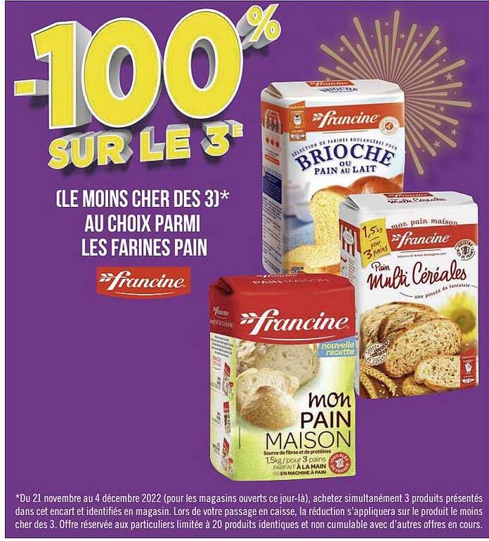 les farines pain francine