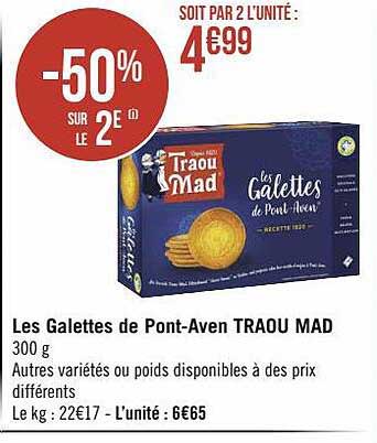 les galettes de pont-aven traou mad
