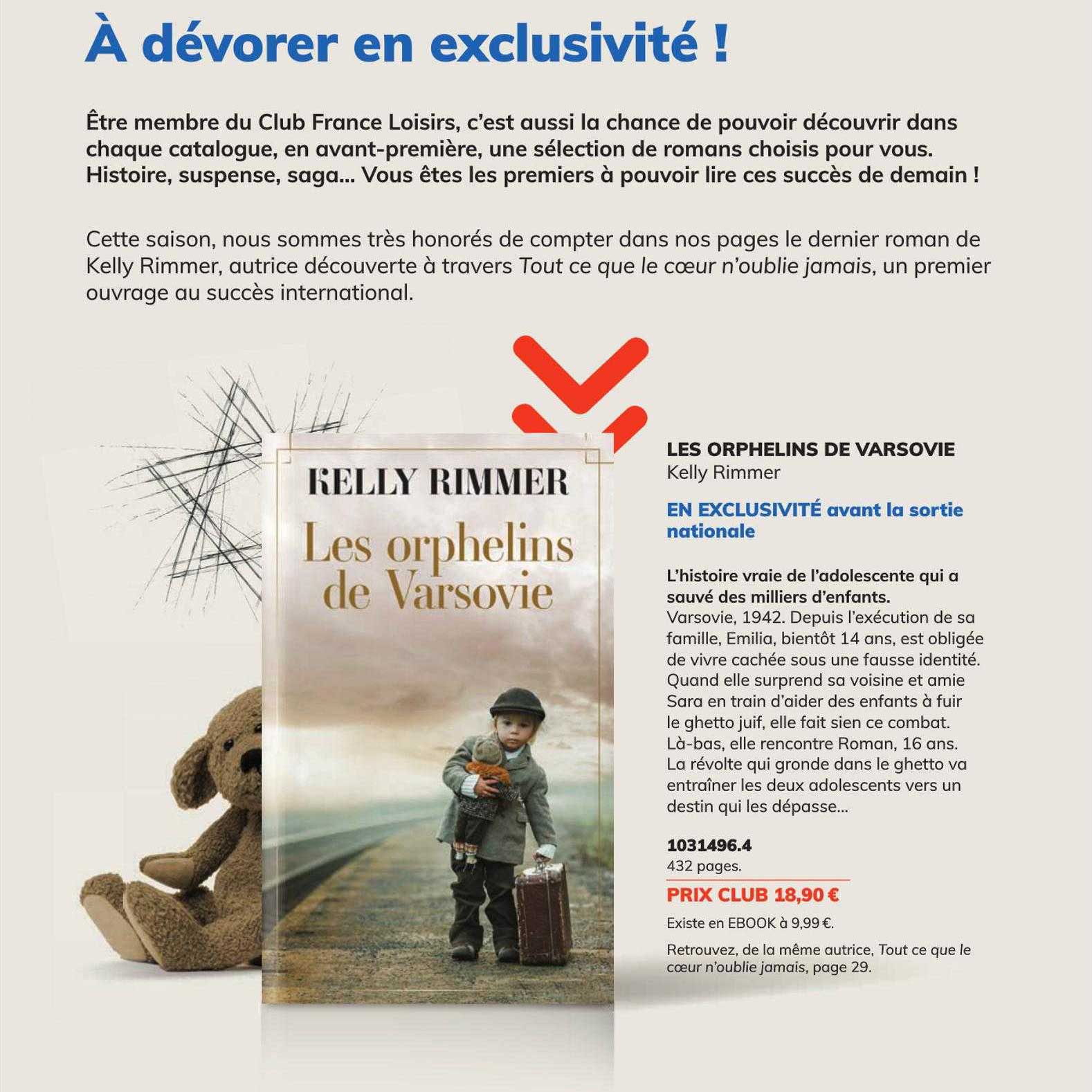 les orphelins de varsovie - kelly rimmer