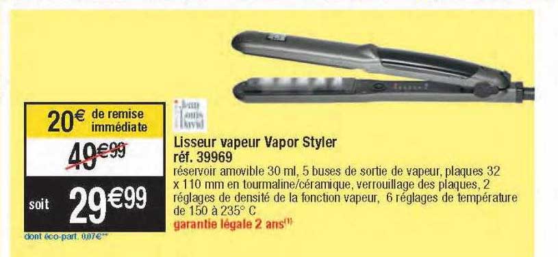 lisseur vapeur vapor styler