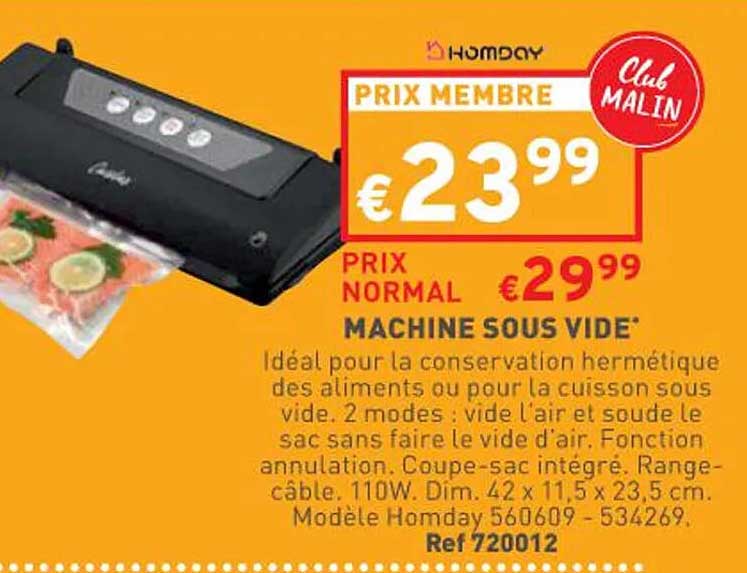 machine sous vide
