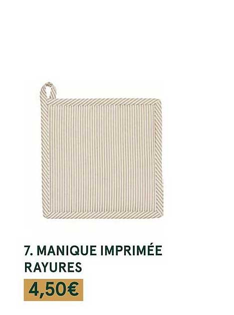 Manique Imprimée