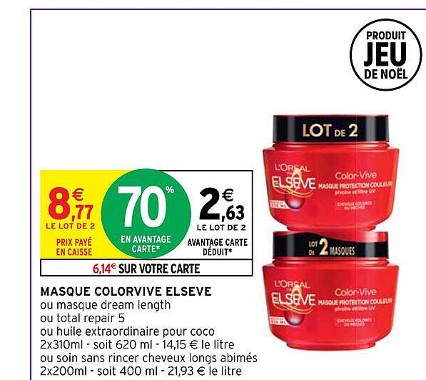 masque colorvive elsève