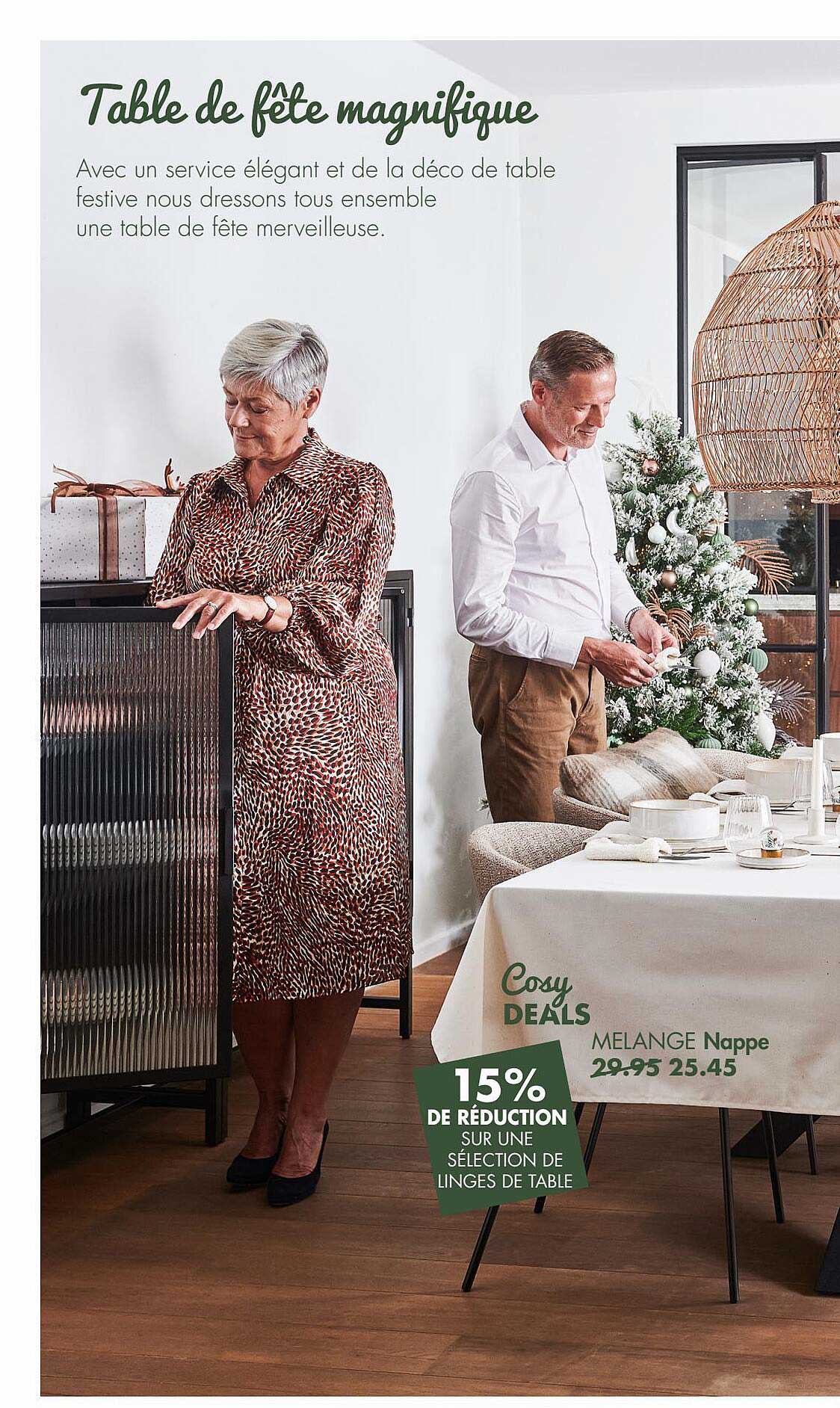 Mélange Nappe Cosy Deals