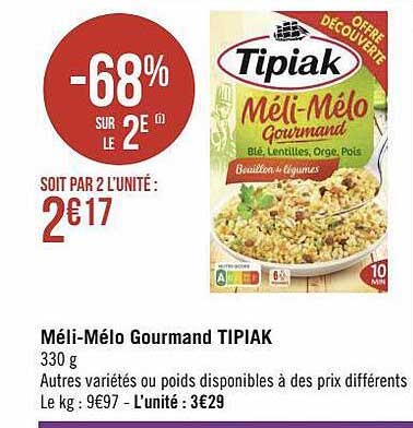 méli-mélo gourmand tipiak