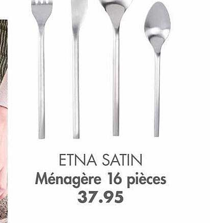 Ménagère 16 Pièces Etna Satin