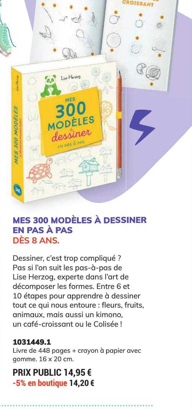 Mes 300 Modèles à Dessiner En Pas à Pas