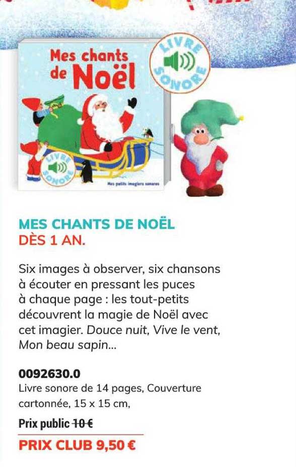 mes chants de noël
