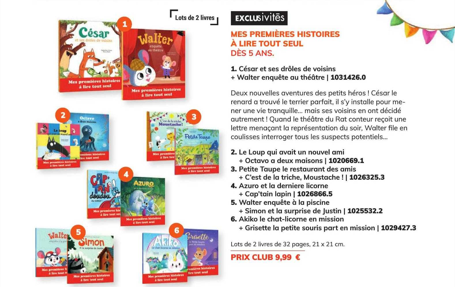 mes premières histoires à lire tout seul