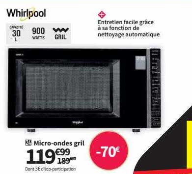 micro-ondes gril whirlpool
