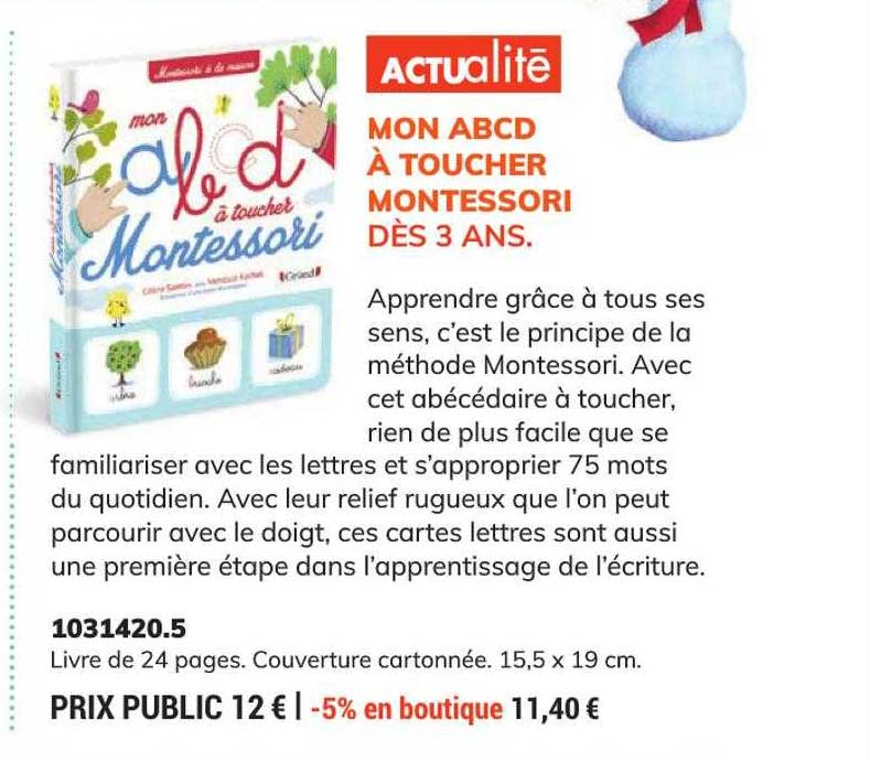 mon abcd à toucher montessori