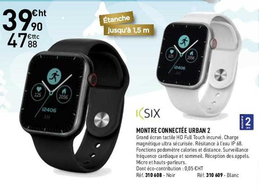montre connectée urban 2 ksix