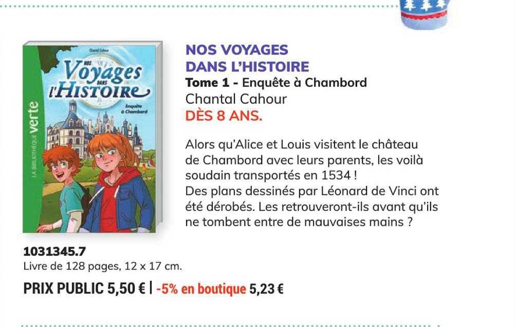 nos voyages dans l'histoire - chantal cahour