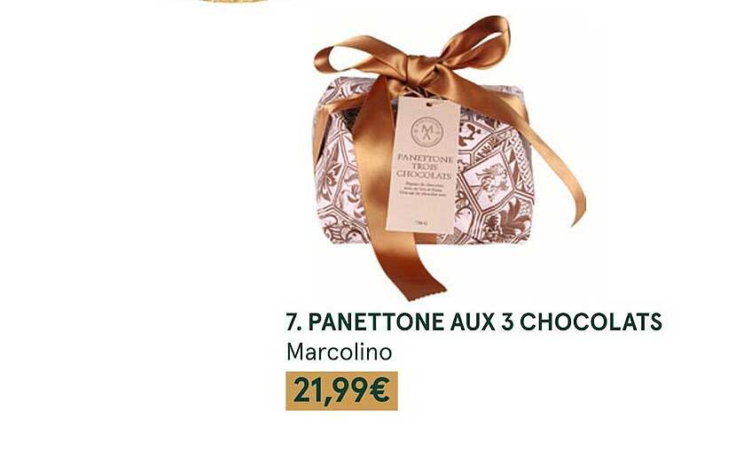 Panettone Aux 3 Chocolats Marcolino