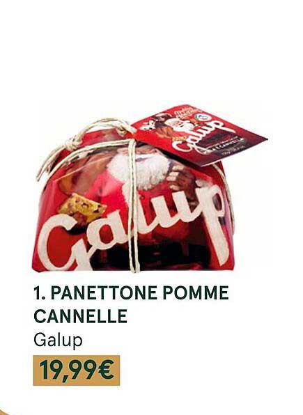 Panettone Pomme Cannelle Galup
