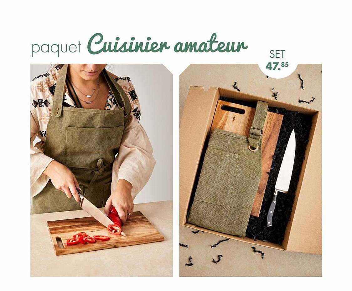 paquet cuisiner amateur