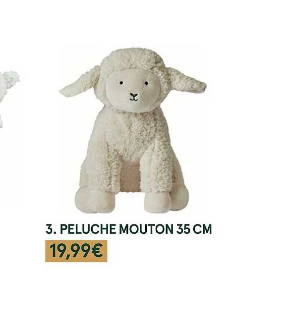 peluche mouton 35 cm
