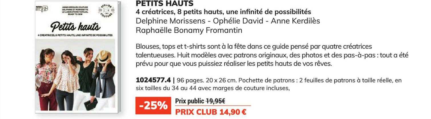 petits hauts - delphine morissens - ophélie david - anne kerdilès - raphaëlle bonamy fromantin