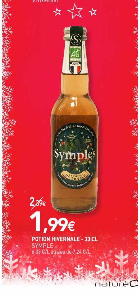 potion hivernale simples - 33 cl