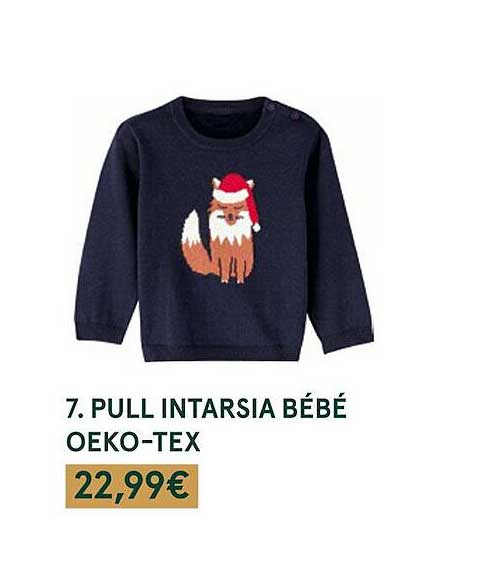 pull intarsia bébé oeko-tex