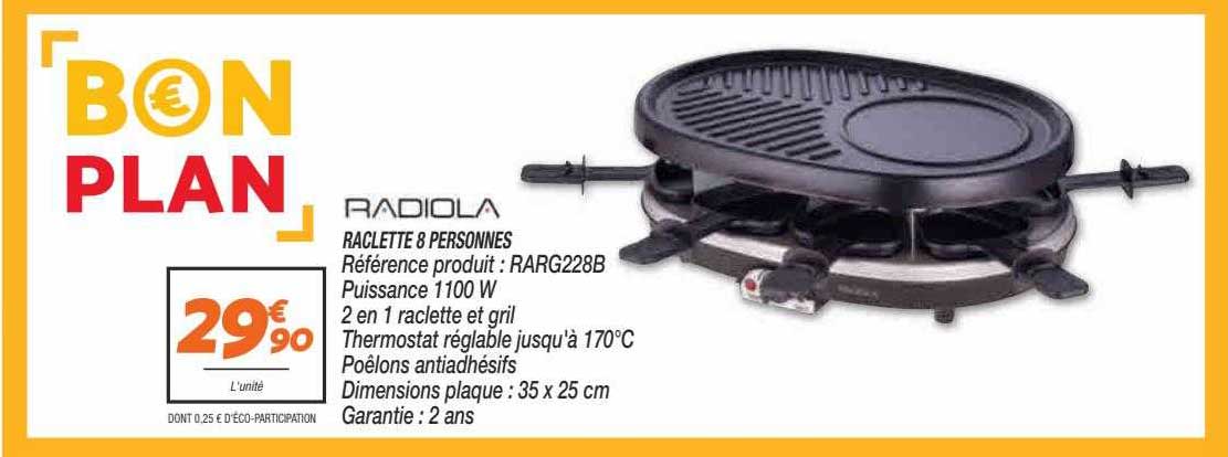 Raclette 8 Personnes Radiola