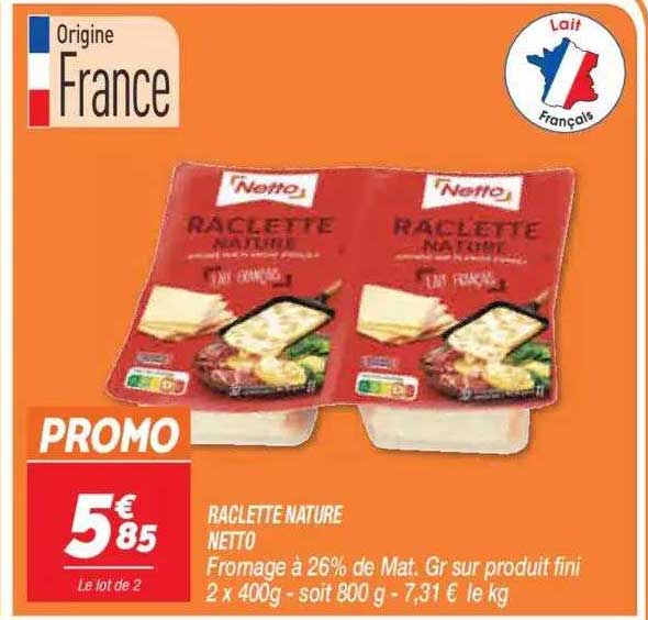 Raclette Nature Netto