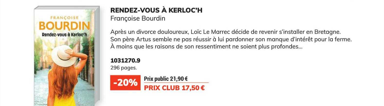 rendez-vous à kerloc'h - françoise bourdin