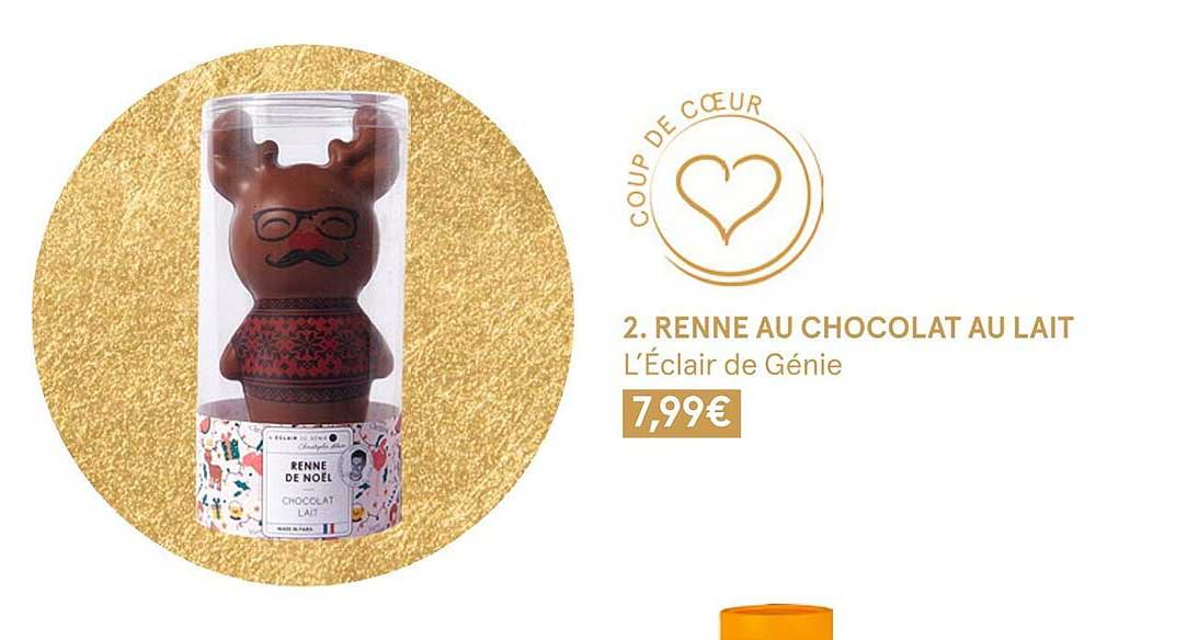 renne au chocolat au lait
