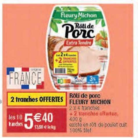 rôti de porc fleury michon
