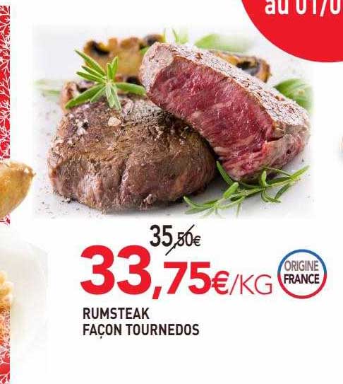 rumsteak façon tournedos