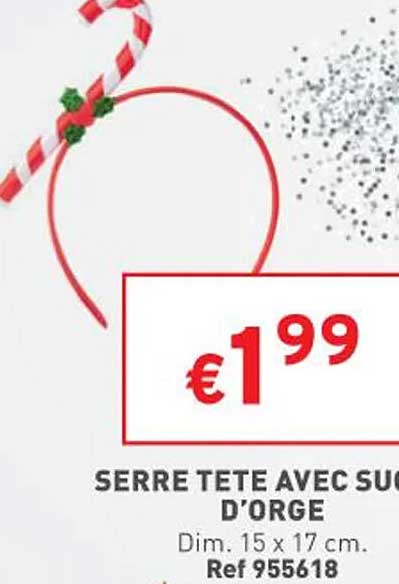 serre tête avec sucre d'orge