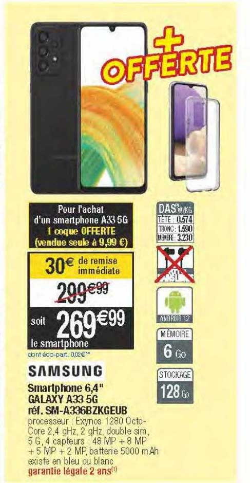 Smartphone 6,4" Samsung Galaxy A33 5g