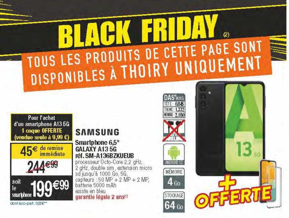 smartphone 6,5" samsung galaxy a13 5g