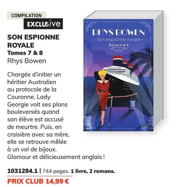 son espionne royale tomes 7 & 8 - rhys bowen