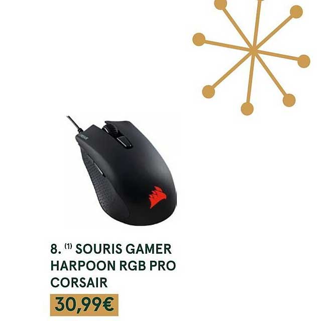 souris gamer harpoon rgb pro corsair