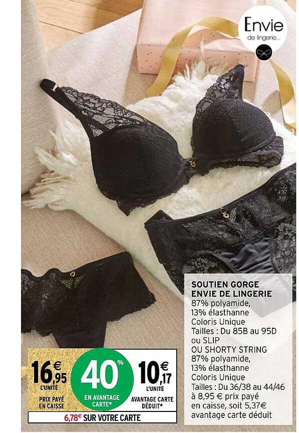 soutien gorge envie de lingerie