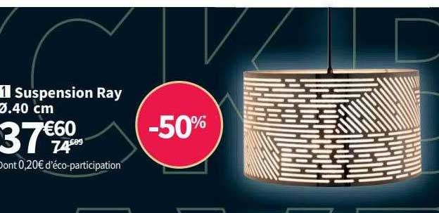 suspension ray ø40 cm