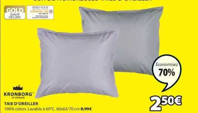 taie d'oreiller kronborg