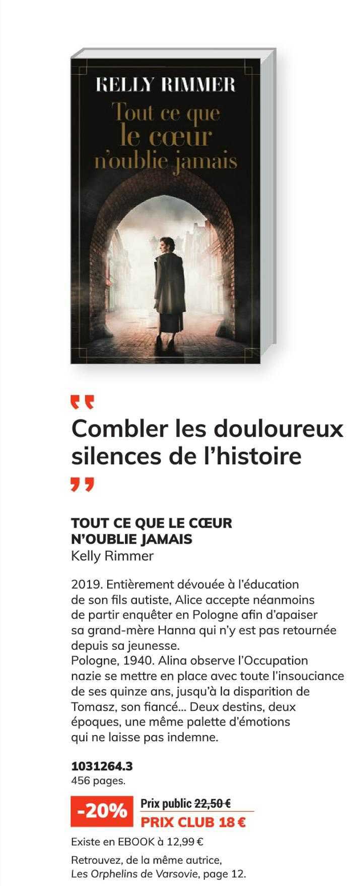 tout ce que le cœur n'oublie jamais - kelly rimmer