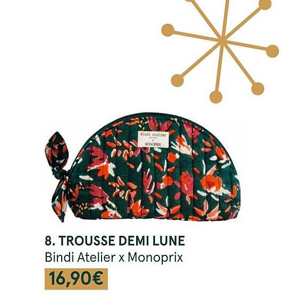 Trousse Demi Lune Bindi Atelier X Monoprix