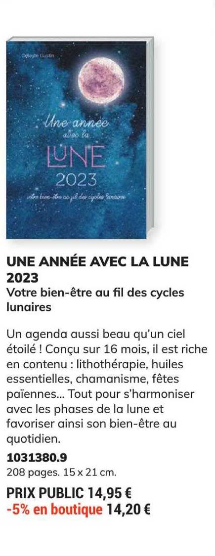 une année avec la lune 2023